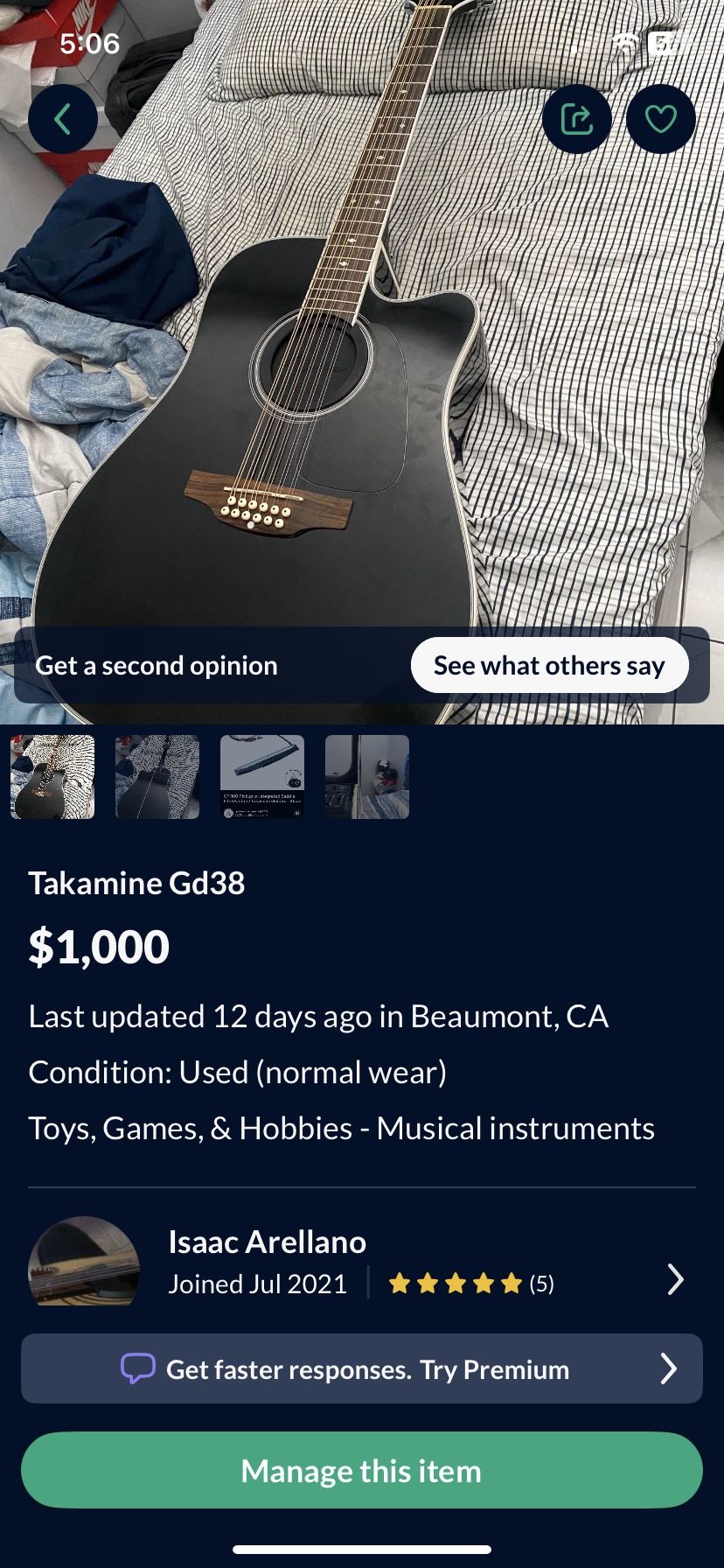 Takamine Gd38