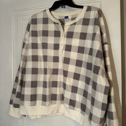 Old Navy Fleece Crop Sweatshirt size xxl