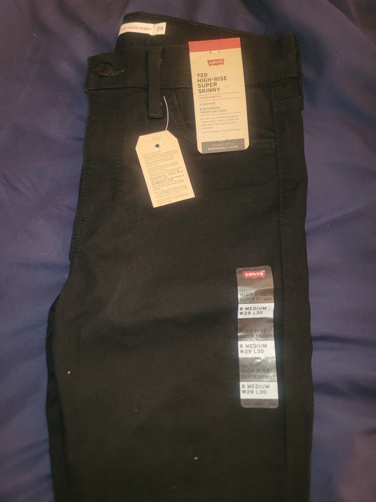 Womens LEVIS 29x30 HIGH RISE SKINNY