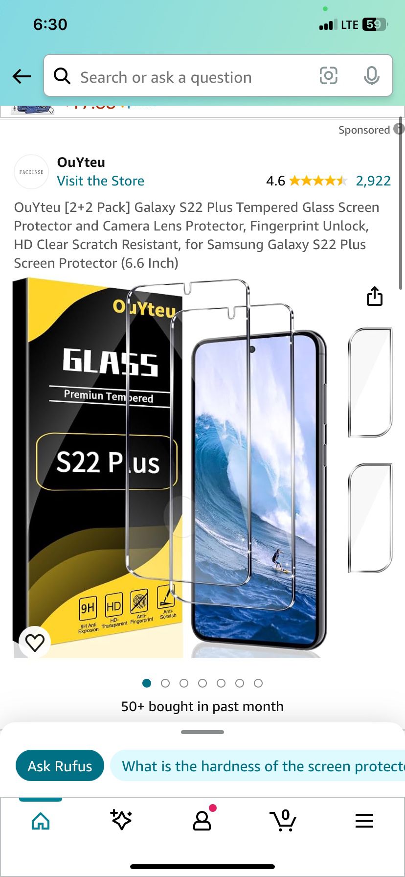 Screen Protector For Galaxy S22 Plus 
