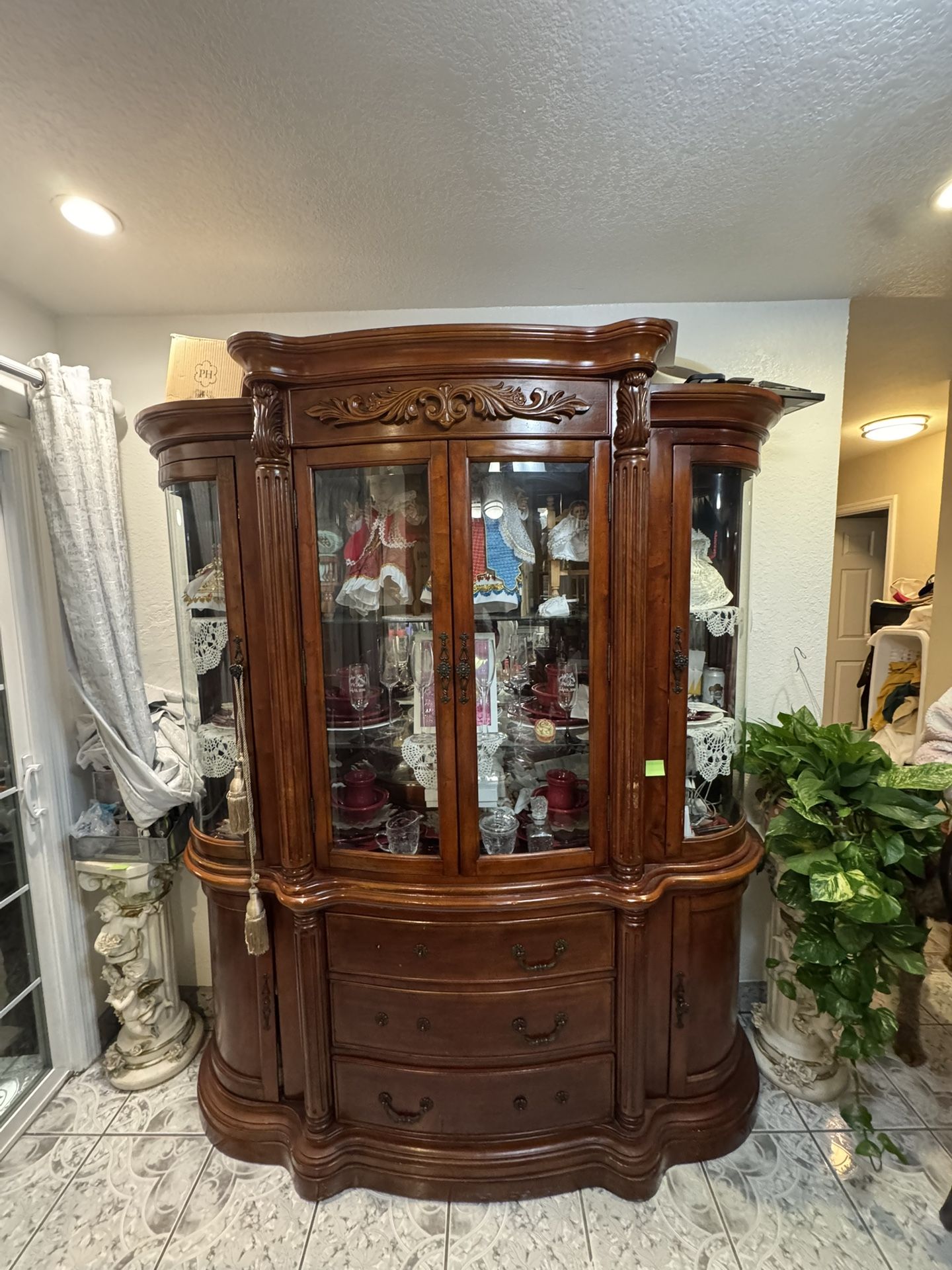 Vintage China Cabinet 