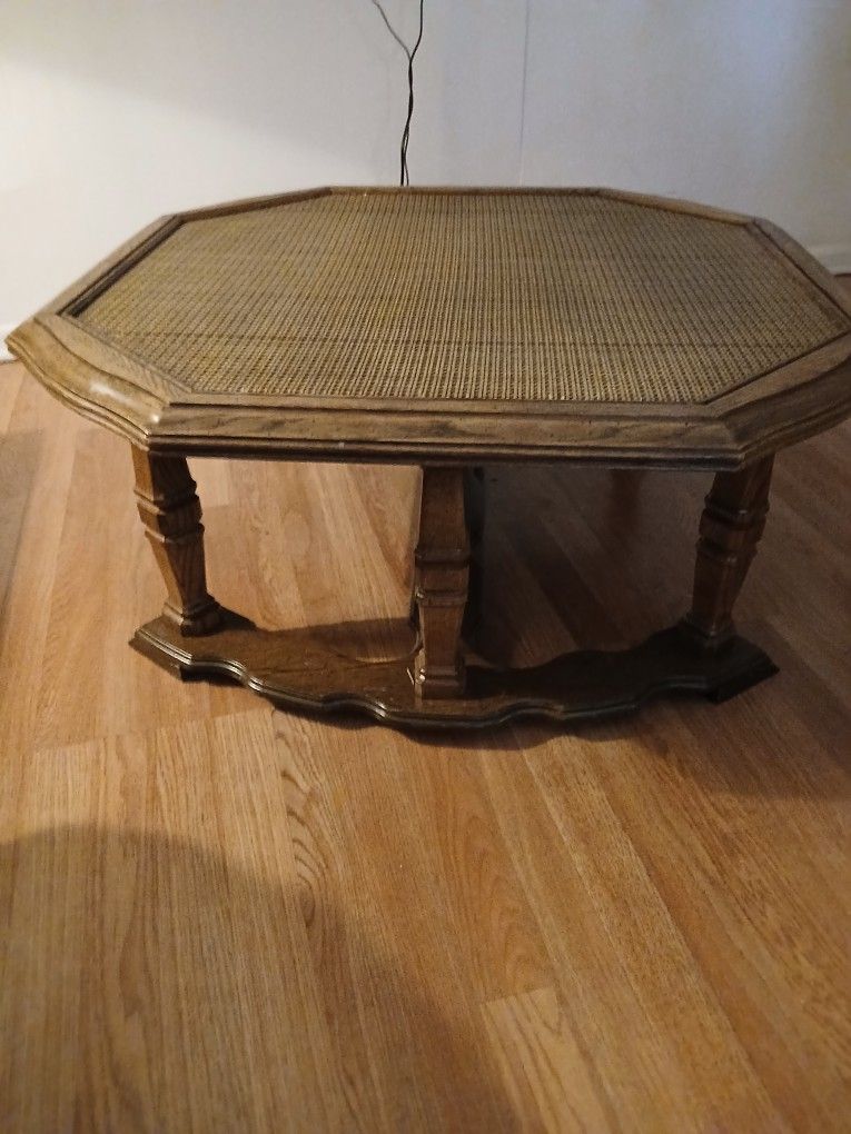 Wood /Glass Coffee Table