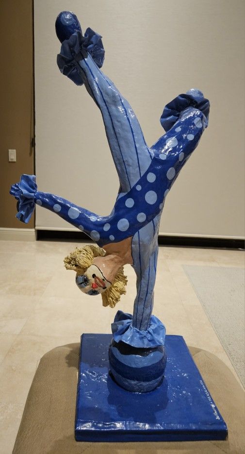 Arobatic clown figurine, "The Juggler " Limited Edition, #6-250