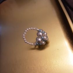 HANDMADE  PEARL RING