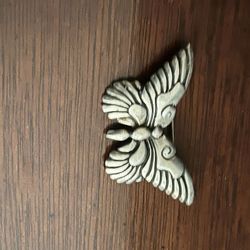 Vintage Sterling Butterfly Brooch 