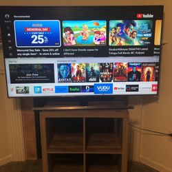 Samsung 65 Inch Uhd Smart Tv With Tv Stand 