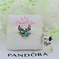 Adorable 925 silver charm for Pandora Moments bracelets.