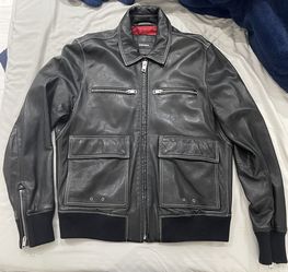 Leather Jacket Size XL Diesel L-boom