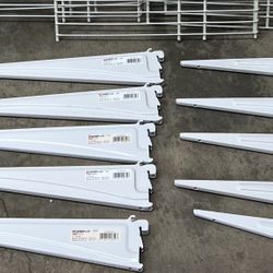 10 Shelf Track Brackets