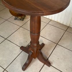 Small Custom Lamp End Table 