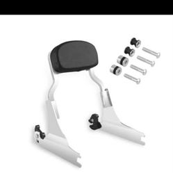 Harvards Chrome Chop Detachable Sissybar Backrest Fits for Harley FATBOY FLSTF 00-06 FLSTN 05-17 Deluxe/SPRINGER FLSTF, Heritage 06, Chrome