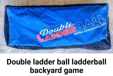 Double Ladder Ball Game In Case Backyard Game