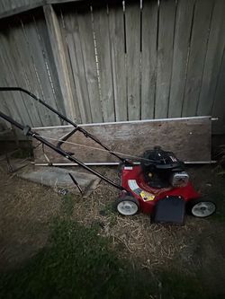 Single setting push mower