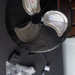 Brand New (Black Fan) (WALL FAN) (PICK UP ONLY!)