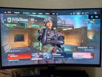 ( PC Bundle) Cruved Gaming Monitor Adjustable Stand ,PC , Mouse and Keyboard (OBO)