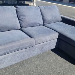 FREE DELIVERY*!!!  2 Piece Gray Small Sectional Couch 