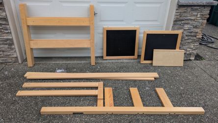 Parts of a bed set/free wood