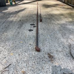 3/4” Black Pipe 17’ , 7’ 