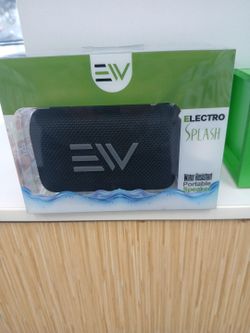 Electro splash portable speaker