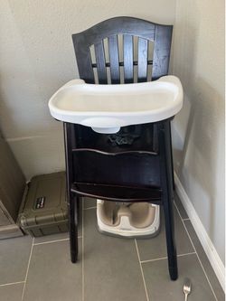 Wood high chair