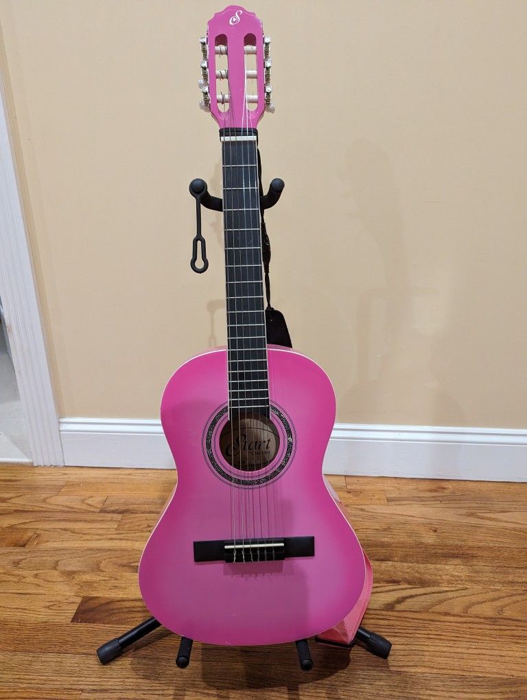 3/4 Pink Guitar