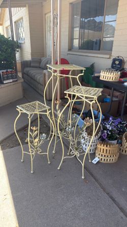 Wrought Iron plant stands