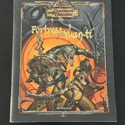 D&D Dungeons & Dragons "Fortress Of The Yuan-Ti" 2007 WOTC 3.5E