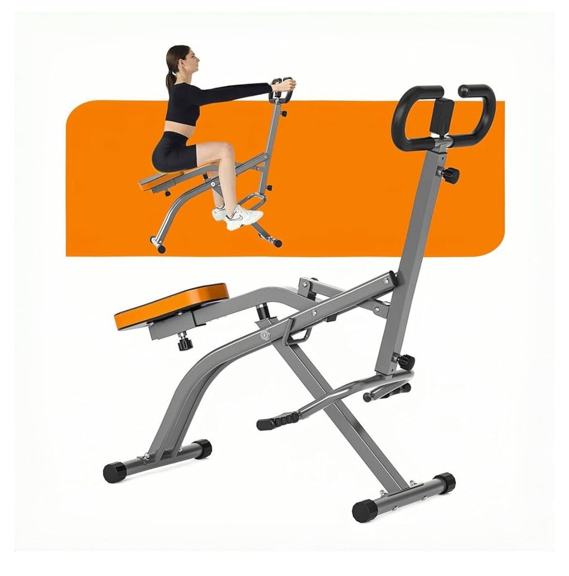 Rowing Machine for Home, Magnetic Rower Machine with Quiet Resistance, Foldable Rower for Home Use, Burn Fat & Sculpt Muscles
