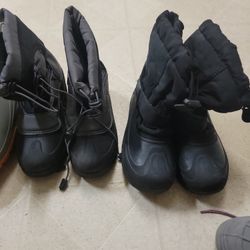 snow boots size 3 