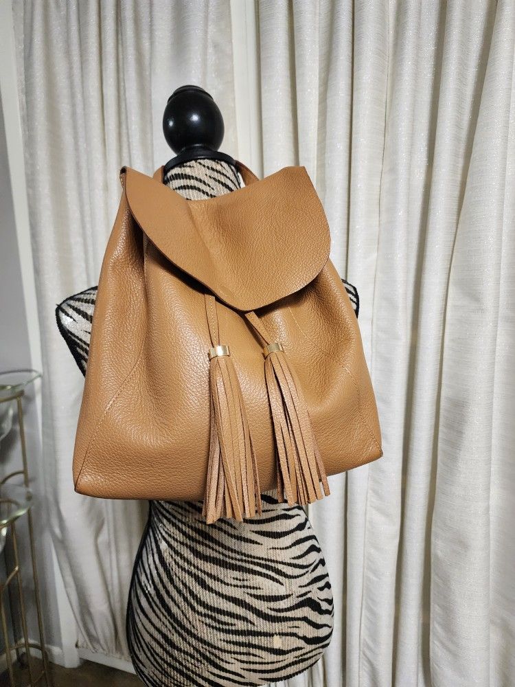 ISAAC MIZRAHI Bridgehampton leather backpack