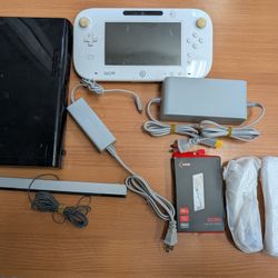 Nintendo Japanese NTSC-J Nintendo Wii U Bundle Black 32GB Console + Accessories