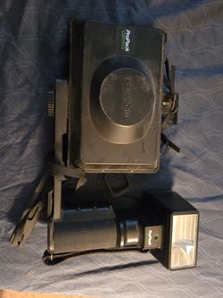 Polaroid ProPack Instant Camera System ProFlash Manual Black UNTESTED