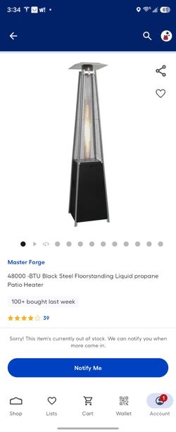 Patio heater