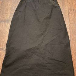 Womans Black Straight Skirt Size Large #3