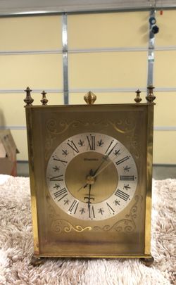 Wedgefield alarm clock mantle style west Germany