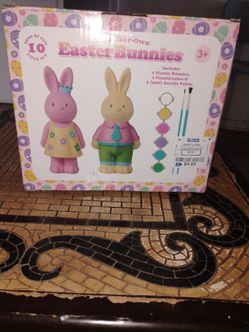 Paint your own easter bunnies