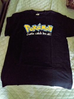 POKEMON SHIRT SIZE SMALL ADULT