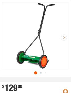 New Scotts 16 in. Manual Walk Behind Push Reel Lawn Mower. Retails $140 with Taxes