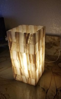 White Marble Lamp