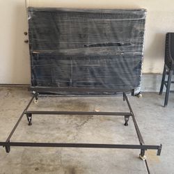 Queen Sized Bed Frame and Box Spring 