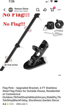 6ft flag pole
