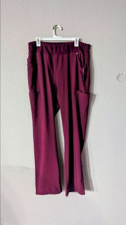 Cherokee Women's Wide-Leg Utility Pants in Wine