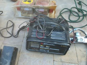 Battery Charger and Jumper Cables