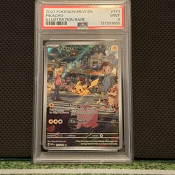 Pokemon 151 Pikachu 173/165 IR PSA 9