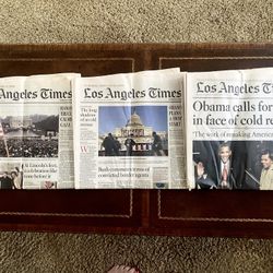 Obama Inauguration Los Angeles Times -3 Days