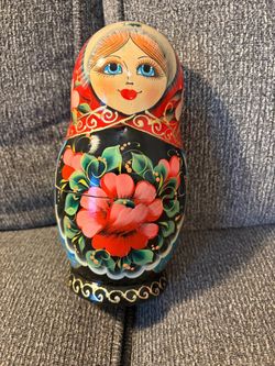 Hand-Painted Russian Nesting Doll Matryoshka