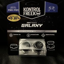 Black Galaxy Kontrol Freek 1 Mid Rise 1 High Rise PS4/PS5 Controllers Accessory