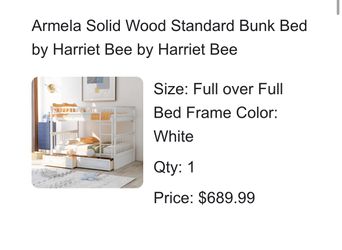 BRAND NEW Full Size Bunk Beds (still in Box)