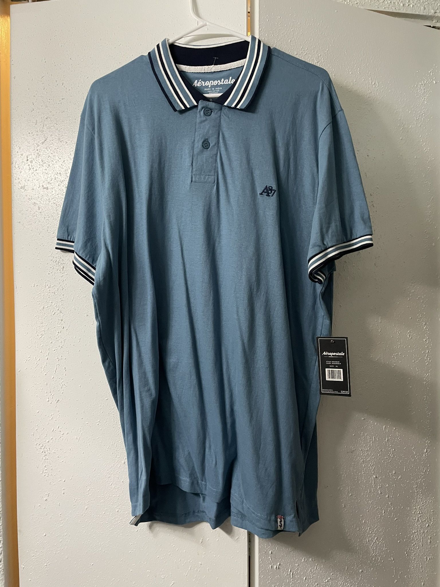 Two Mens Dress Polo Shirts New