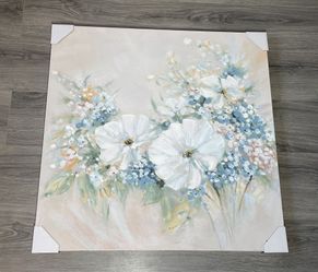 NEW! Love In Bloom Artwork From Far East Collection 31.5” x 31.5” x 1.25” NIB